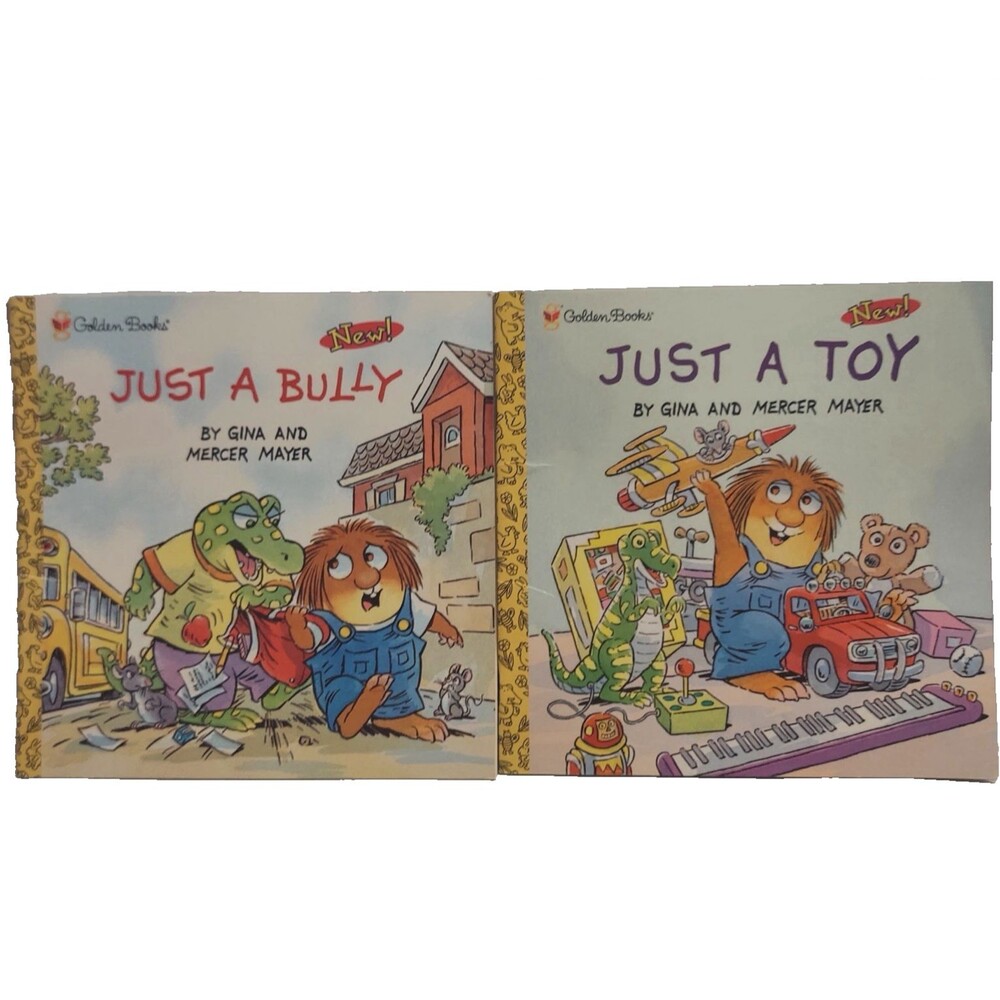 Mercer Mayer Paperback Books Vintage 1999-2000 Lot 2 Just a Bully Just a Toy